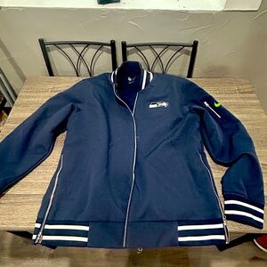 Seattle Seahawks Cold Weather Jacket Sz L